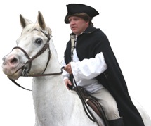 Annual ride of William Dawes at Fevotion House, Brookline