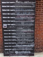 Before I Die Wall May 30