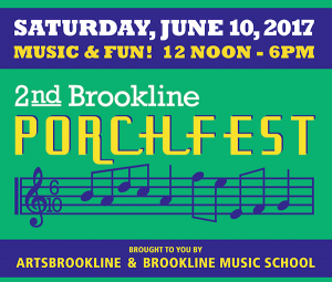 Brookline Porchfest held on porches all over Brookline, Saturday, June 10, 2017