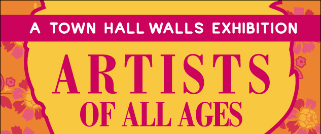 Artists of all Ages on Town Hall Walls