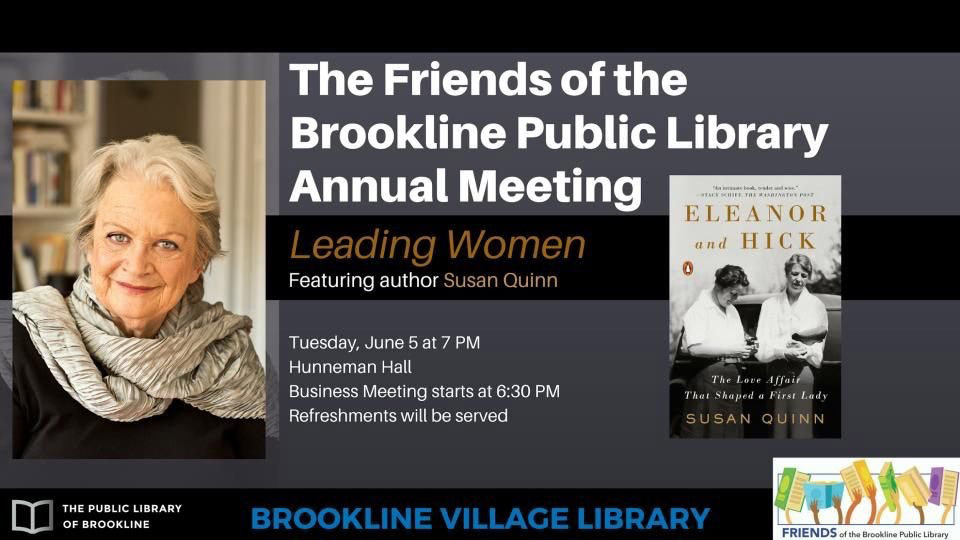 Susan Quinn_Friends of Brookline Public Library